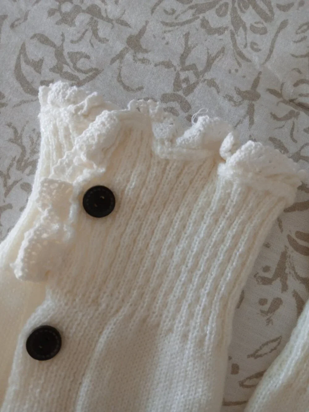 Darling Cream Toeless Boot Socks/Leg Warmers